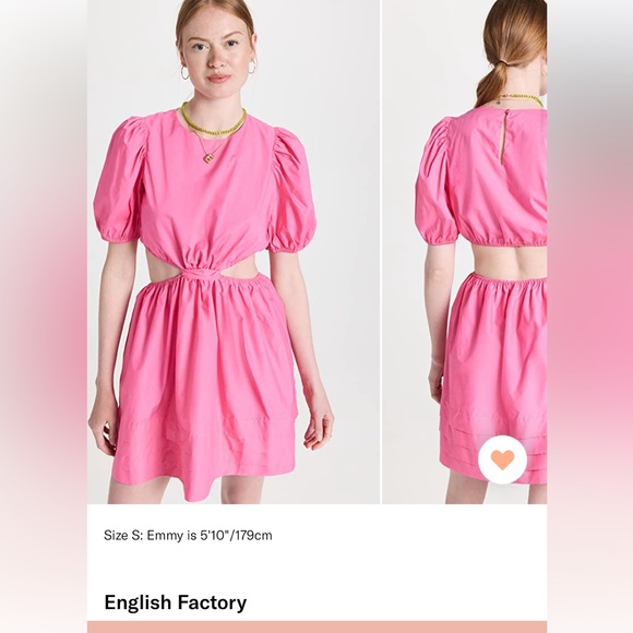 English Factory (from Shopbop) pink dress NWT - Picture 2 of 3